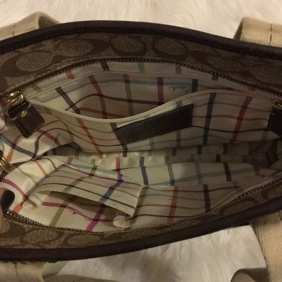 Coach Authentic Signature Stripe 11350 HERITAGE - Picture 2 of 5